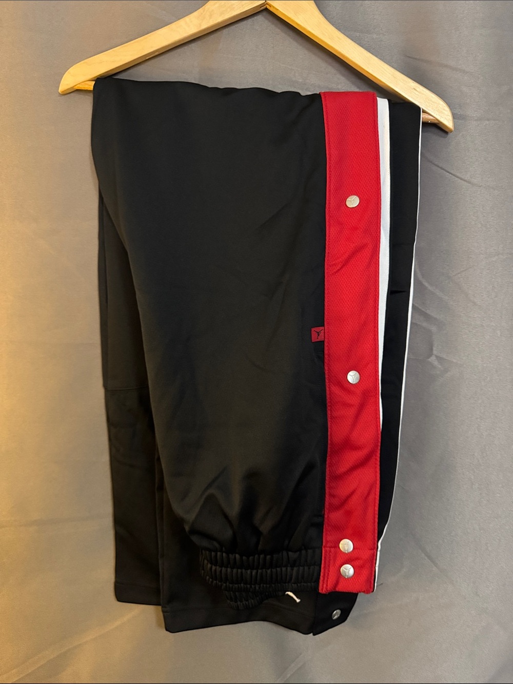 Jordan Black/Red/White Basketball breakaway pants